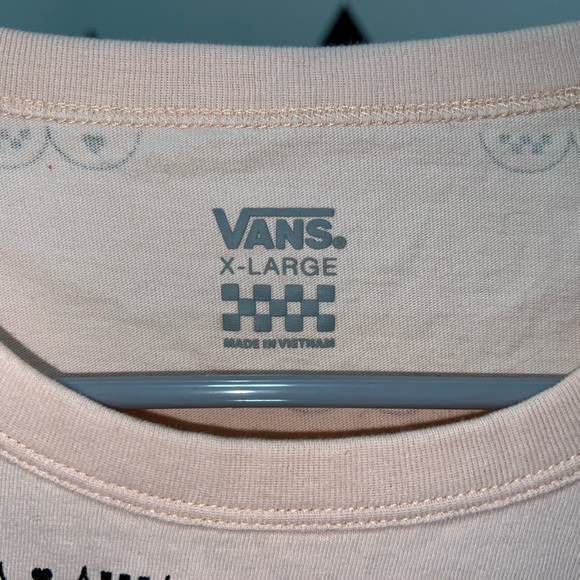 VANS Cropped Baby Tee Breast Cancer Awareness Size XL - Picture 2 of 4